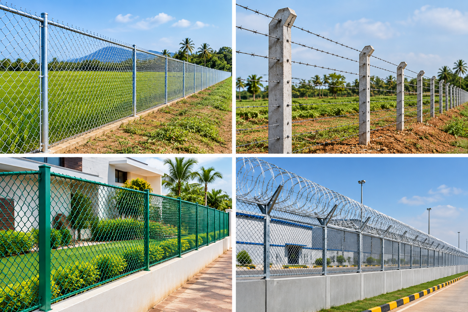 Fencing solutions for properties in Dindigul